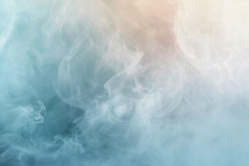 close up horizontal image of smoke delicate stream flowing background