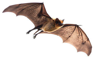 Bat in flight, cut out
 - obrazy, fototapety, plakaty