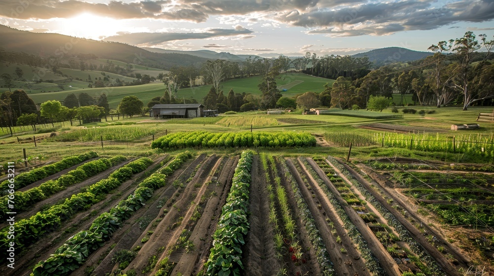 Aufkleber biodynamic farming detailed photographs of biodynamic farming practices integrating holistic princip