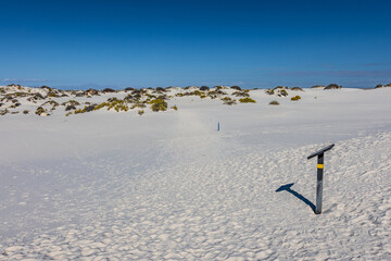 Beautiful landscape seen from Dune Life Nature Trail at White Sands NP. © Jeffrey
