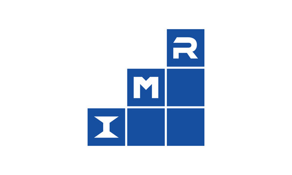 IMR initial letter financial logo design vector template. economics, growth, meter, range, profit, loan, graph, finance, benefits, economic, increase, arrow up, grade, grew up, topper, company, scale
