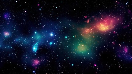 dark galaxy space background Generative AI