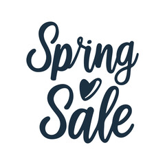 Spring Sale Lettering Design. Modern lettering banner poster template background, Sale, offer, AD, wallpaper, flyers, invitation, posters, brochure, voucher discount. Sale handwritten typography.