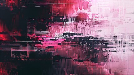 A texture that captures the essence of a test screen glitch, offering a unique visual effect that mimics the distortions and interruptions of digital screens