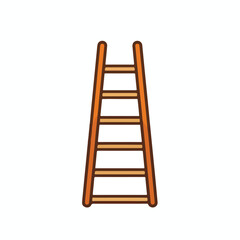 Ladder icon. Stairs line vector illustration flat v