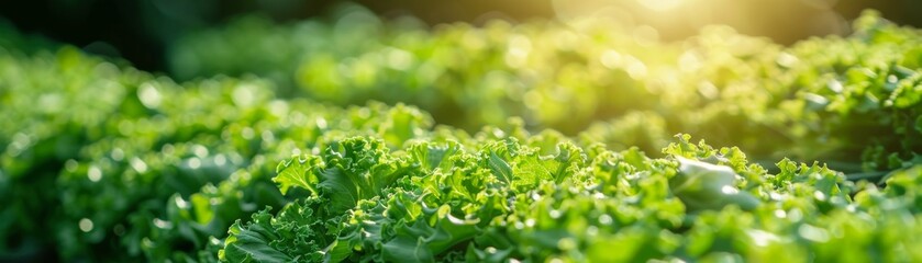 Close-up of a water-efficient hydroponic system minimalist style