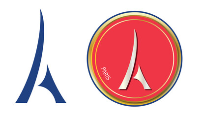 Simbolo abstracto de la Torre Eiffel