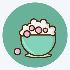 Icon Caviar. suitable for Meat. flat style. simple design editable. design template vector. simple illustration