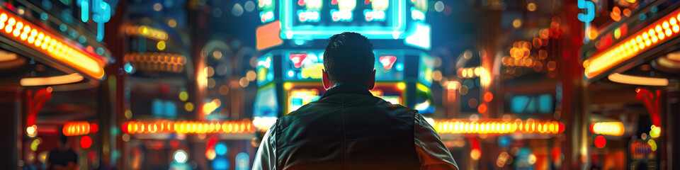Beat Down by the House: Overcoming Bad Luck and Unfair Odds in Casino Showdowns. - obrazy, fototapety, plakaty