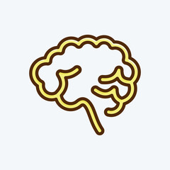 Icon Brainstorm. suitable for Startup symbol. flat style. simple design editable. design template vector. simple illustration