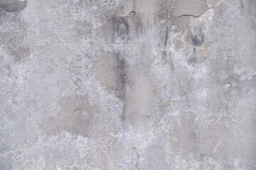 Shabby Old grungy cement wall as background or texture, gray rusty vintage