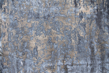 Shabby Old grungy concrete wall as background or texture, Old brown gray rusty vintage