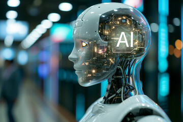 AIを搭載したロボット「AI生成画像」