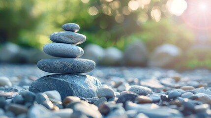 stacked stones concept Financial health counselor Financial Wellness Coach.