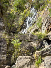 Ingalalla Falls waterfall in Hay Flat on the Fleurieu Peninsula, South Australia - 766684293