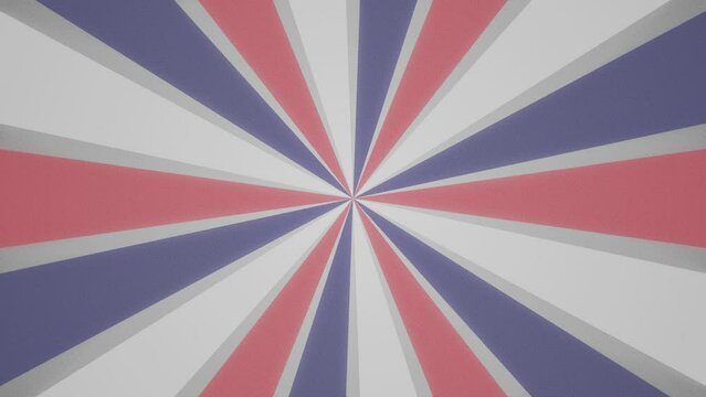 sunburst rays animated spin rotation stripes background texture design loop red white blue flag country bunting ribbon celebration