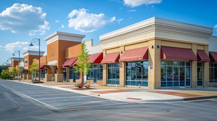 Business Expansion Professional shots illustrating business expansion efforts including store openings franchise opportunities  AI generated illustration