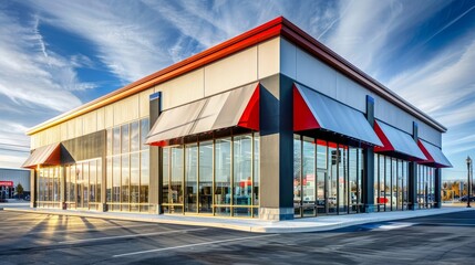 Obraz premium Business Expansion Professional shots illustrating business expansion efforts including store openings franchise opportunities AI generated illustration