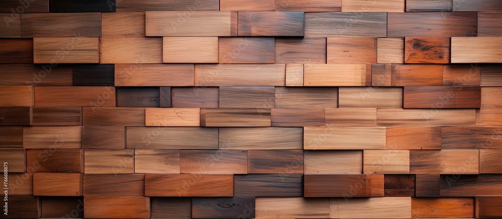Poster close-up shot of a wooden wall displaying a vibrant mixture of different colors, creating a visually