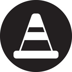 cone glyph icon