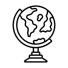 Globe Stand Icon