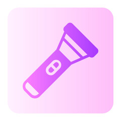 flashlight gradient icon