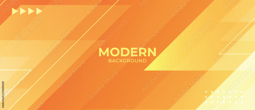 Aufkleber abstract orange background with modern graphic elements for presentation background design. yellow g