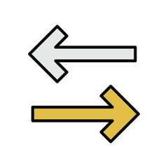 direction icon with white background vector stock illustration