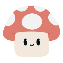 Cute mushroom illustration