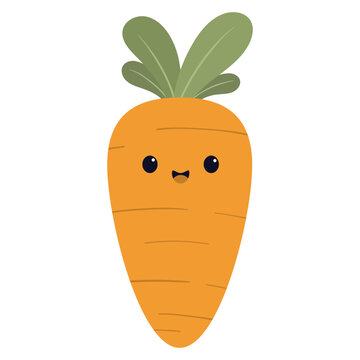 carrot cartoon character illustration