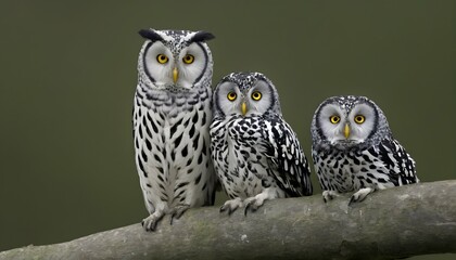 Owls With Unique Markings And Patterns Upscaled 2