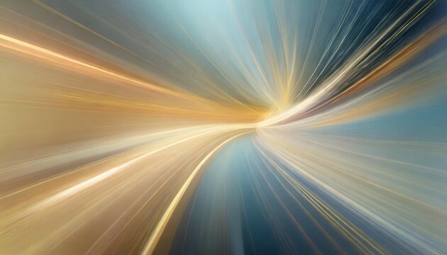 colorful light trail illustration blue technology background with energy stream abstract dynamic flow for sci fi concept