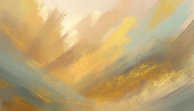 abstraction of digital strokes in the style of painting amid with warm shades