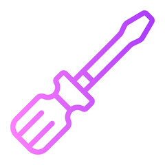 screwdriver gradient icon