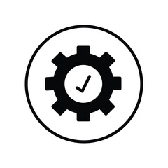 smooth operation icon with white background vector stock illustration