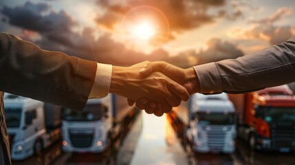 City professionals handshake, businessmen agreement, successful deal, shaking hands, business team collaboration
