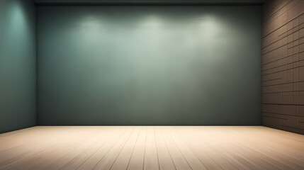 3D rendering of simple interior room, empty room