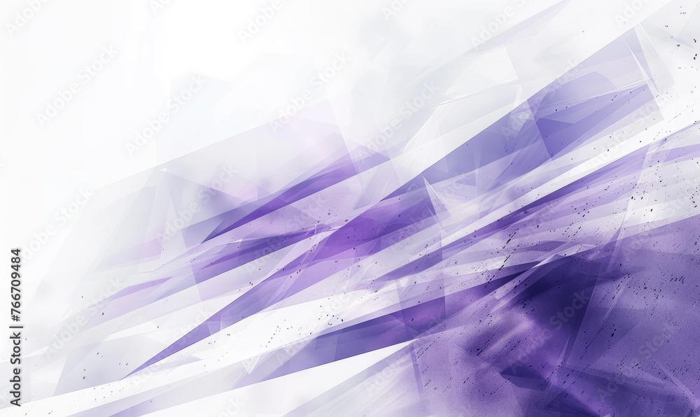 Poster abstract purple and white geometric shapes - this image features a dynamic composition with overlapp