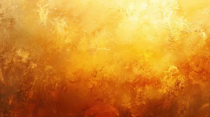 Selbstklebende Fototapeten Sunny vintage background Wall painted gold, yellow and orange. Element for backgrounds, banners, wallpapers, posters, headers and covers. Fresh sun background. © 2D_Jungle