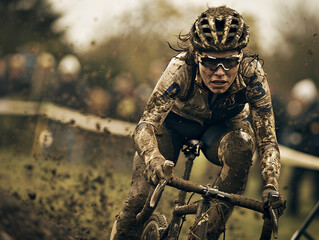 Mud bike racing