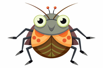 stink bug vector illustration