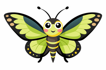 swallowtail butterfiy vector illustration