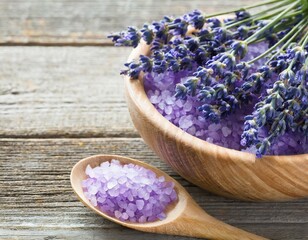 Lavender salt