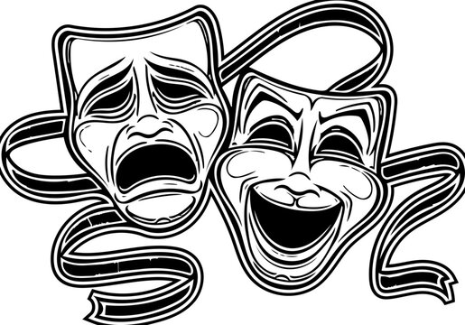 Comedy and Tragedy Masks