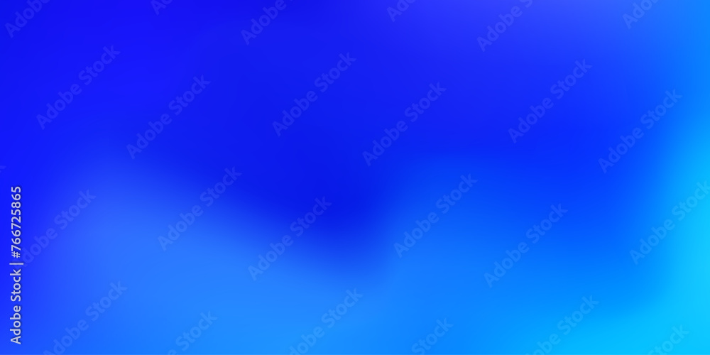 Wall mural abstract bright vector wavy blue mesh gradient background. digital watercolor concept of sky, clouds