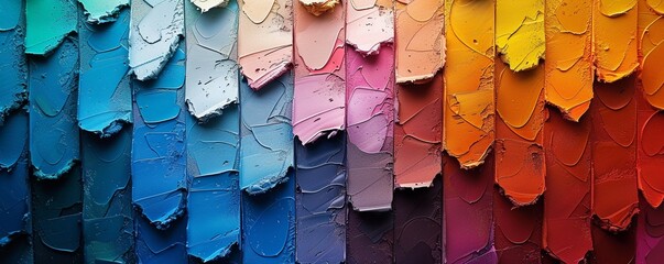 the intricate relationship between color palettes in art and their profound impact on human psychology Illustrate how hues can elicit diverse emotions - obrazy, fototapety, plakaty