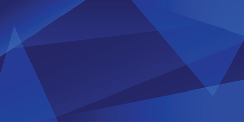 Obraz premium Dark blue abstract gradient background vector with screen geometric shapes and space for design.