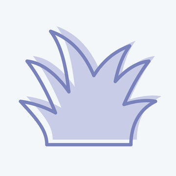 recommend clip art: Icon Lawn. suitable for City Park symbol. two tone style. simple design editable. design template vector. simple illustration