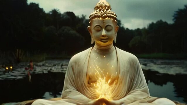 buddhies white godly golden zeno light