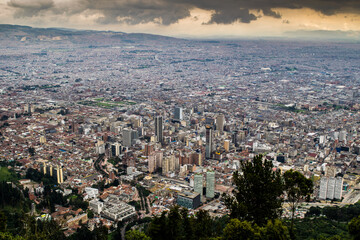 view of the city Bogota